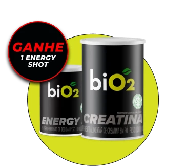 biO2 Creatina 300 g + Energy Shot