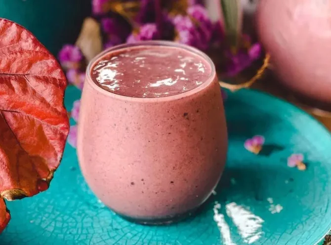 Receita Protein Shake Açaí e Amora