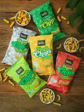 Todos sabores de Vegan Chips