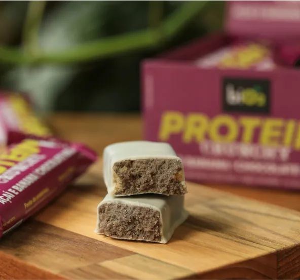 biO2 Barra Protein Crunchy Açaí e Banana